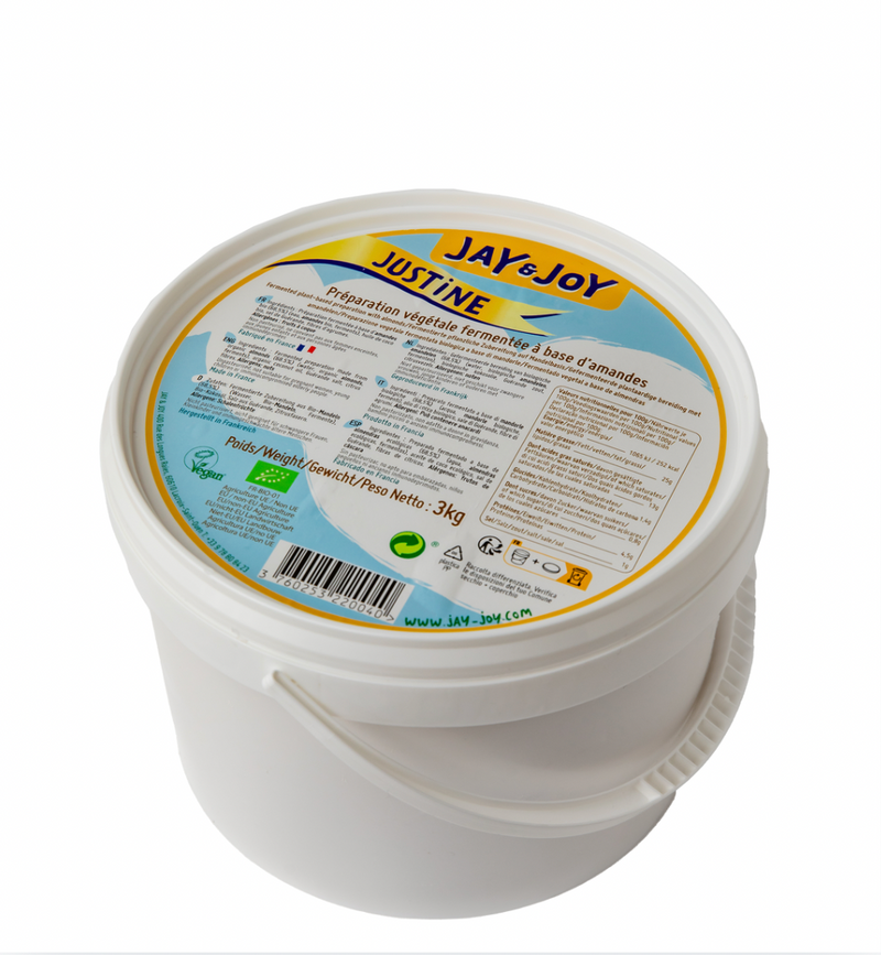 Justine - Alternative végétale au cream cheese - 3kg